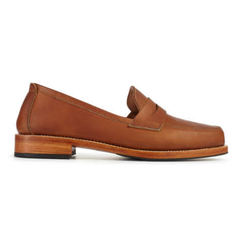 Brand new, never worn leather penny loafers by Adelante Shoe Co